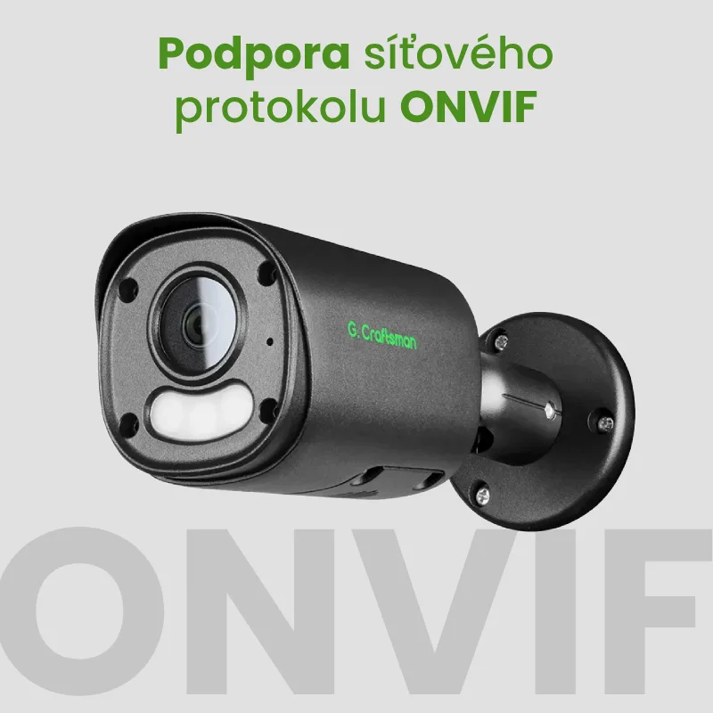 Vid IP PoE kamera - Podpora ONVIF protokolu