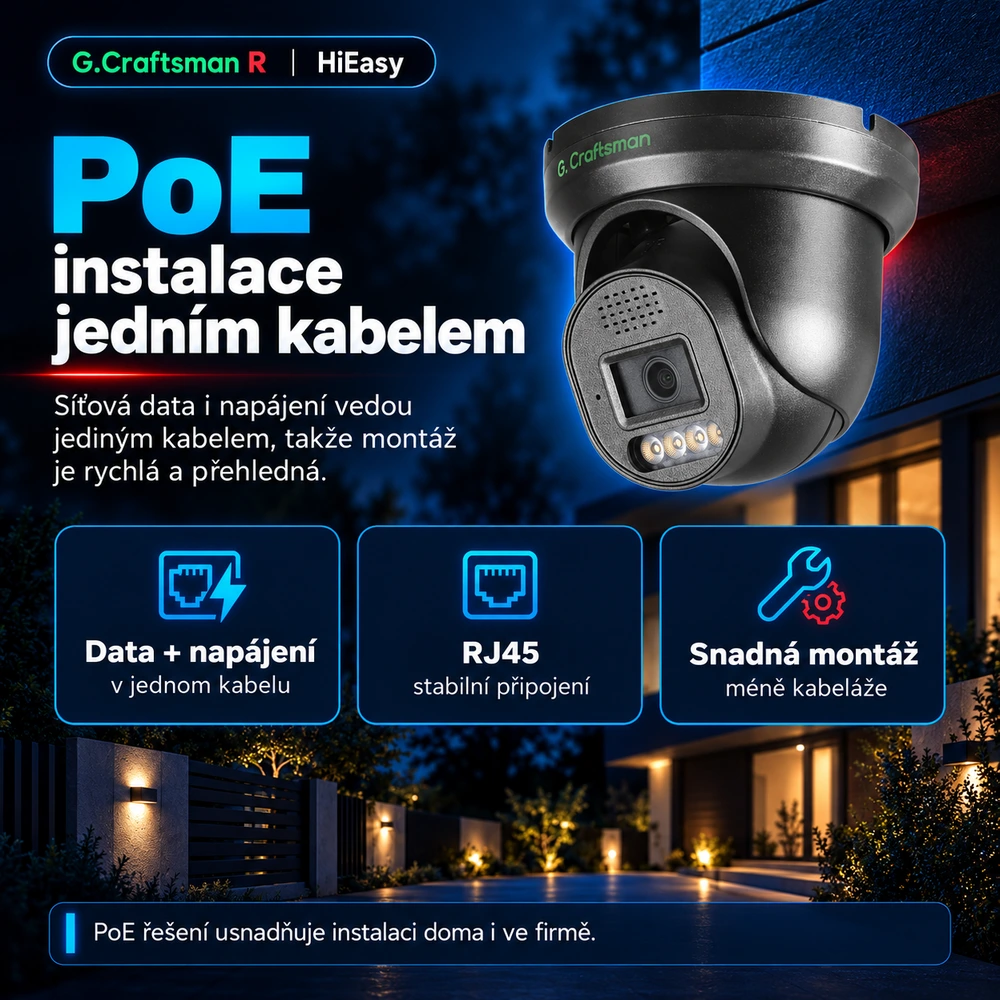 PoE: data a napájení jedním kabelem