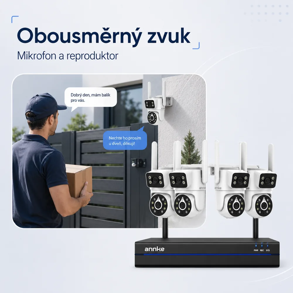 ANNKE WCDS400 obousměrný zvuk