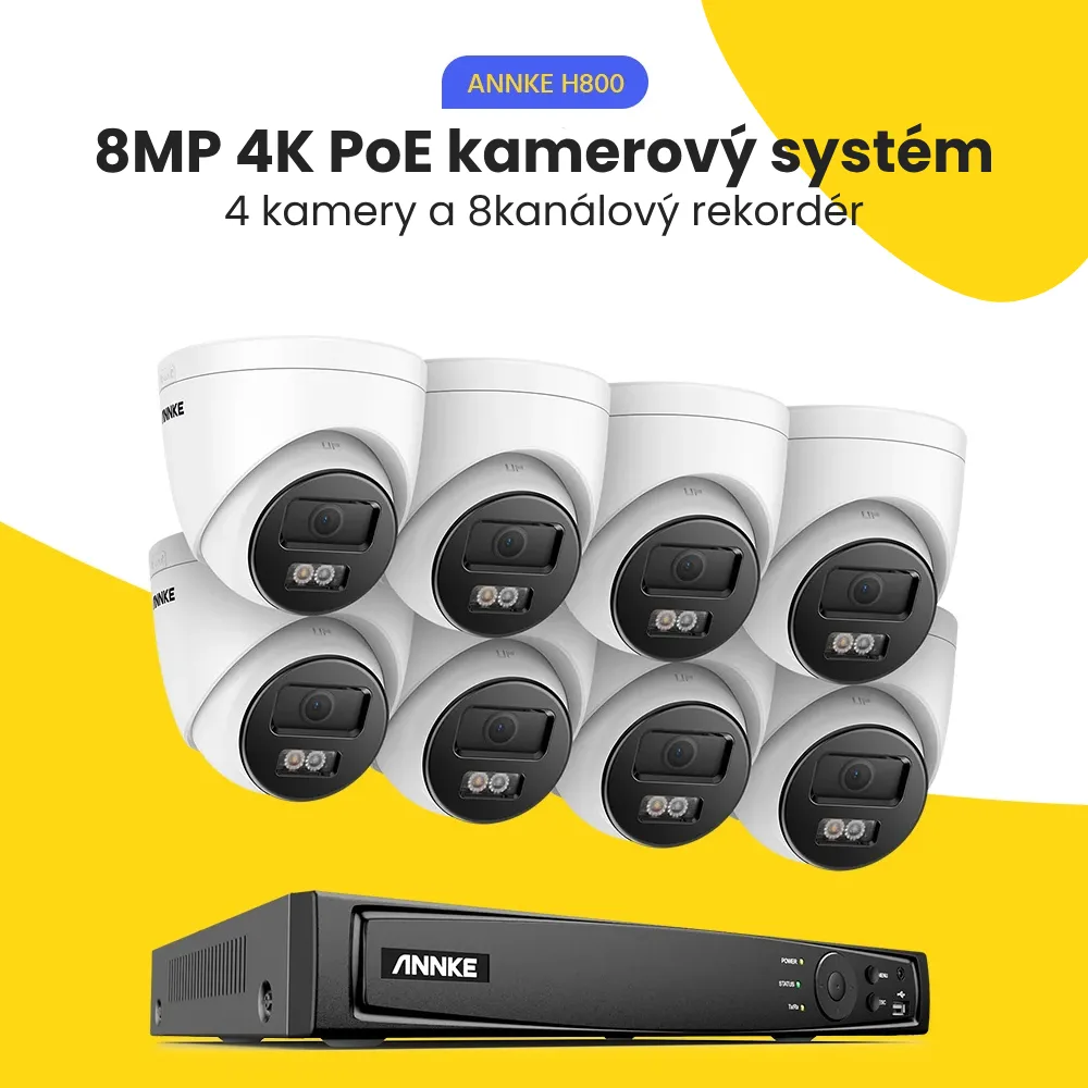 ANNKE H800 dokonalý kamerový 4K systém