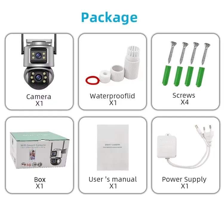 Obsah balení 8MP DUAL kamera