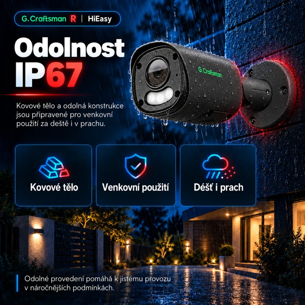 IP67 venkovní kamera