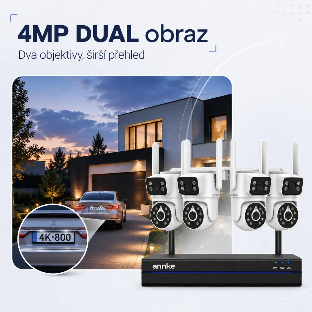 ANNKE WCDS400 4MP Dual Lens kamera