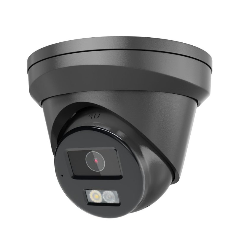 8MP IP PoE turret kamera, černá, H