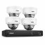 12MP IP PoE kamerový set, 4 antivandal kamery, H
