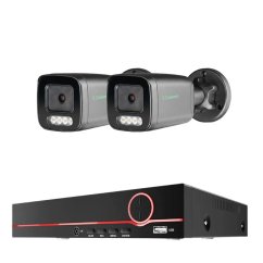 8MP IP PoE kamerový set, 2 kamery, ColorVu, XM