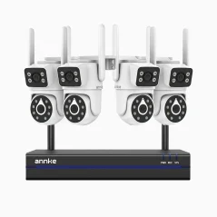 4MP WiFi kamerový set, 4 otočné DUAL kamery, Ese