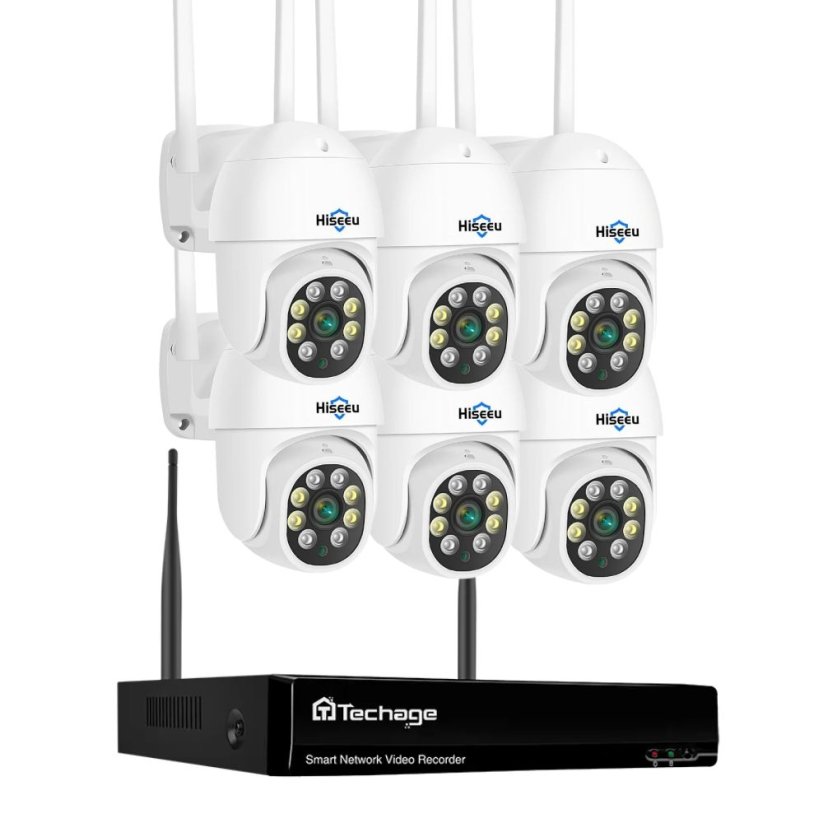 5MP WiFi kamerový set, 6 otočných kamer, Ese