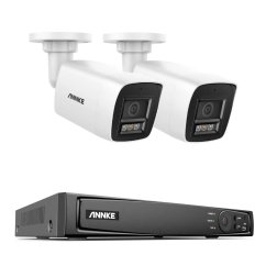 12MP IP PoE kamerový set, 2 pevné kamery, H