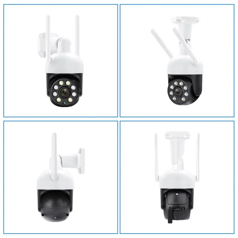 4MP venkovní otočná WiFi kamera, černobílá barva, iCs
