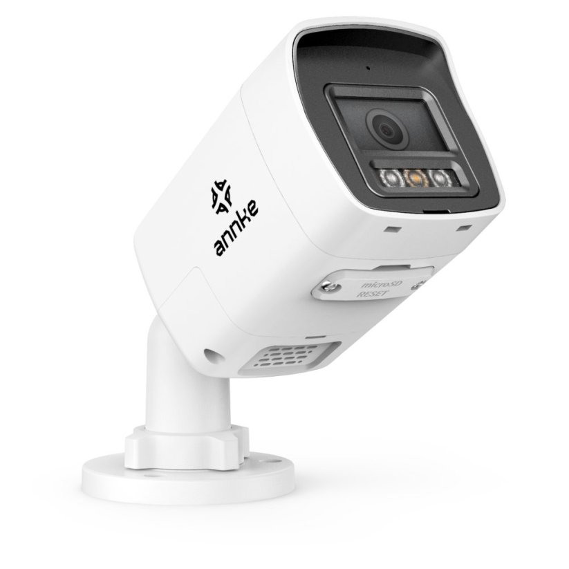 12MP IP PoE pevná kamera, bílá, H