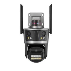 9MP venkovní otočná wifi kamera, 3 objektivy, iCs