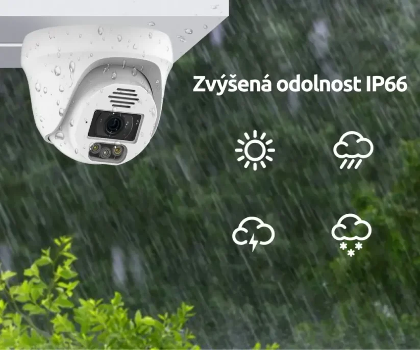8MP IP PoE kamera turret, XM