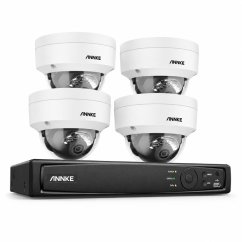 12MP IP PoE kamerový set, 4 antivandal kamery, H