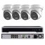 8MP profesionální PoE kamerový set, 4x ColorVu kamera, H Profi