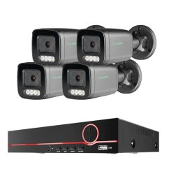 8MP IP PoE kamerový set, 4 kamery, ColorVu, XM