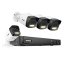 12MP IP PoE kamerový set, 4 pevné kamery, H