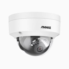 12MP IP PoE antivandal turret kamera, bílá, H