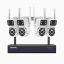 4MP WiFi kamerový set, 4 otočné DUAL kamery, Ese