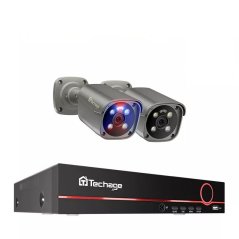 8MP IP PoE kamerový set, 2 pevné kamery, XM