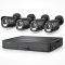 8MP PoE kamerový set, 4× kamera + 16CH NVR, řada R