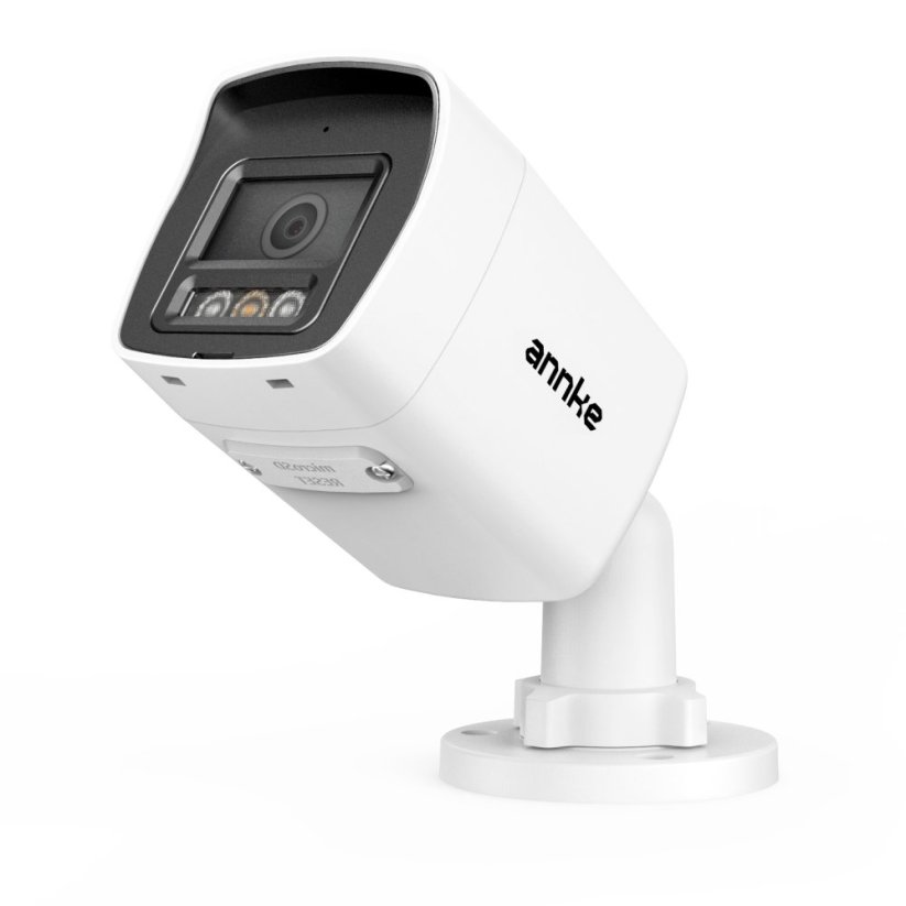 12MP IP PoE pevná kamera, bílá, H
