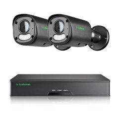 8MP IP PoE kamerový set, 2 pevné kamery, Vid