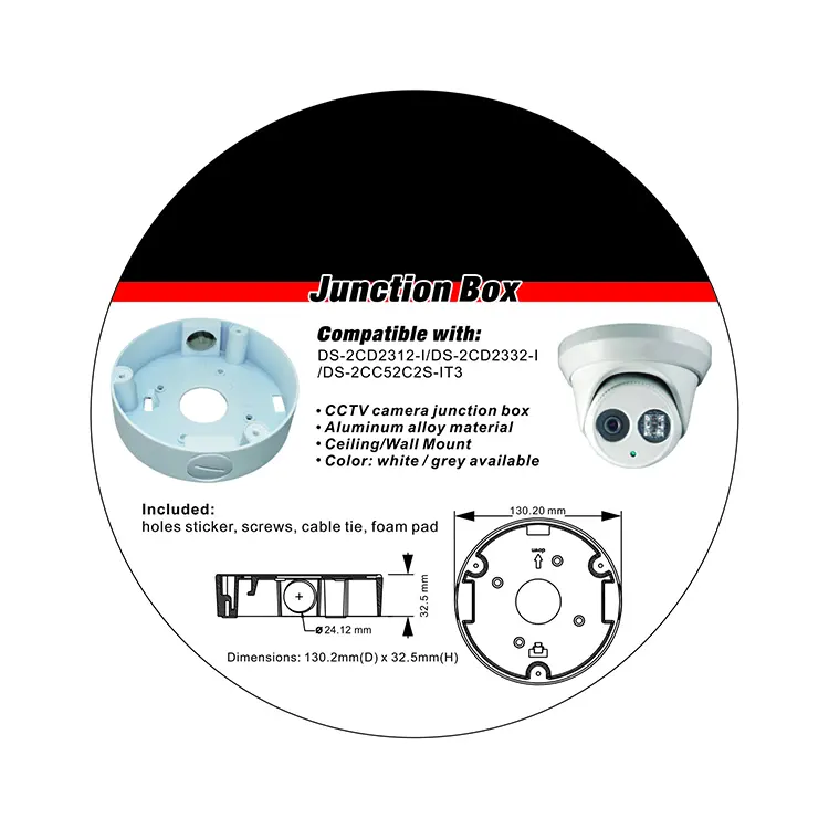 Instalační krabice pro DOME kamery Videolink