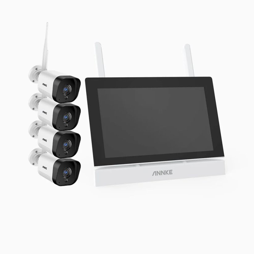 5MP WiFi kamerový systém se 7" dotykovým IPS monitorem, 4 kamery, Ese