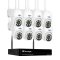 5MP WiFi kamerový set, 8 otočných kamer, Ese
