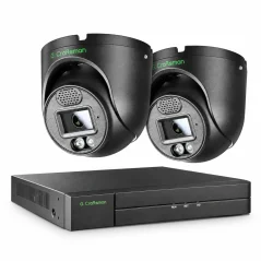 8MP IP PoE kamerový set, 2 turret kamery, Vid