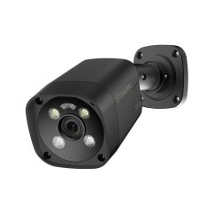 8MP IP PoE pevná kamera, černá, XM