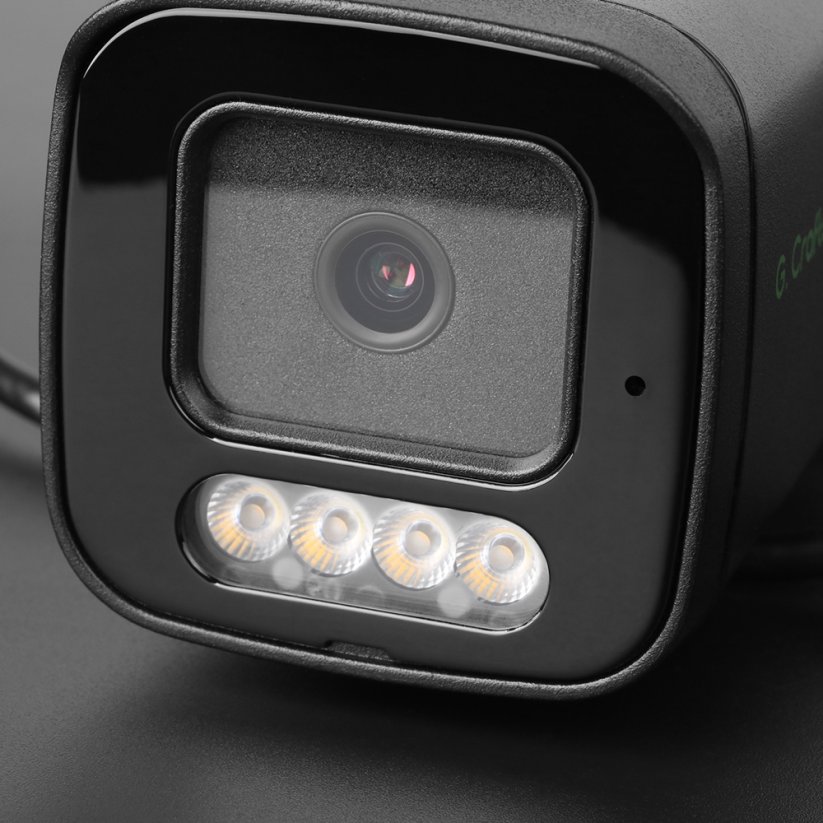 8MP IP PoE pevná kamera STARLIGHT, černá, XM