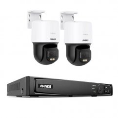 5MP IP PoE kamerový set, 2 PTZ NightChroma kamery