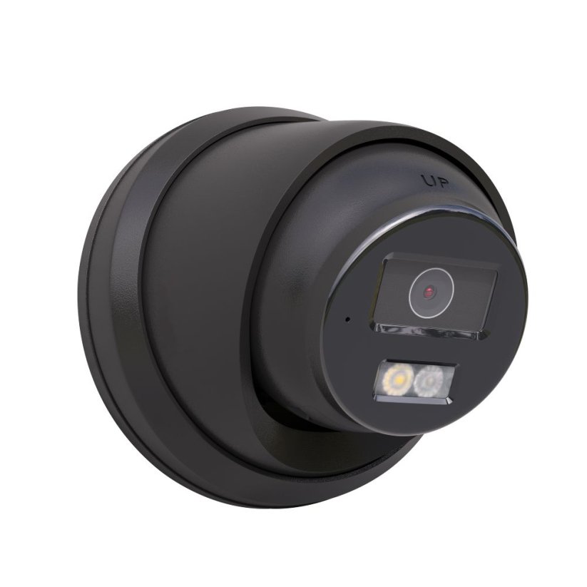 8MP IP PoE turret kamera, černá, H
