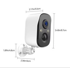 2MP Wi-Fi kamera na baterie se solárním panelem, Vico