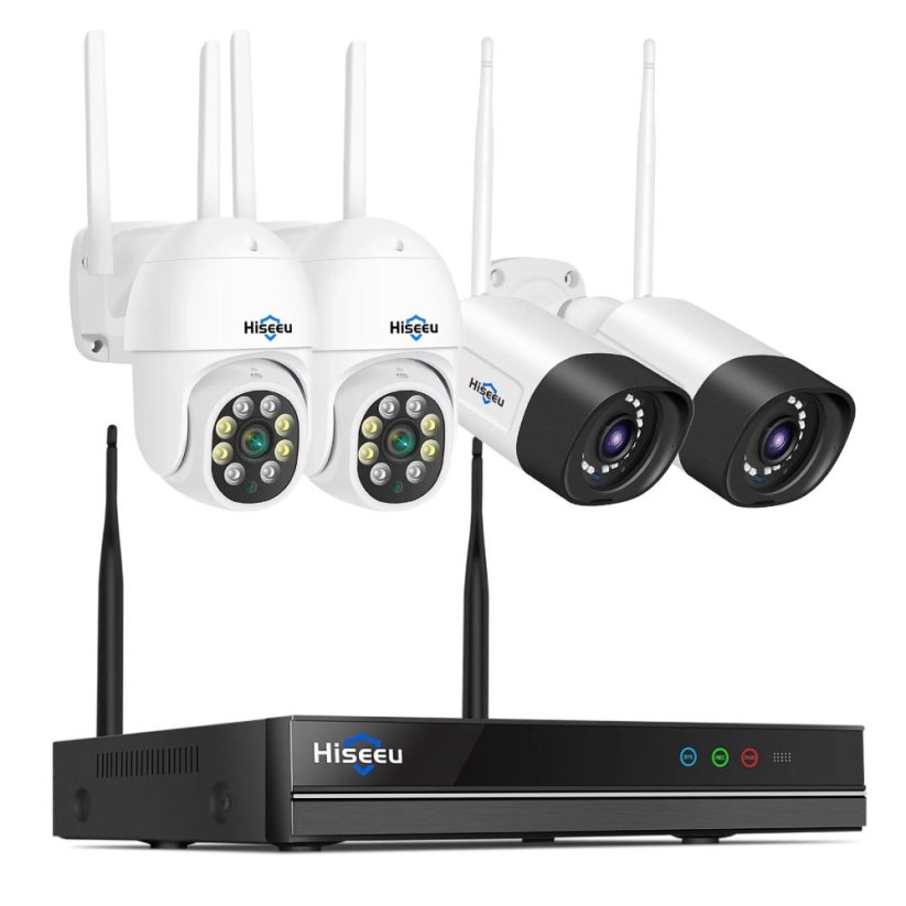 5MP WiFi kamerový set, 2 otočné a 2 pevné kamery, Ese