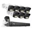 8MP IP PoE kamerový set, 8 pevných kamer, Hik
