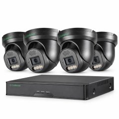 8MP PoE kamerový set, 4× kamera + 16CH NVR, řada R