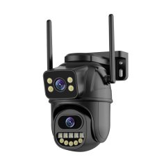 6MP duální otočná WiFi kamera, černá, iCs