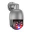 8MP IP PoE kamerový set, 8 otočných černošedých kamer, XM