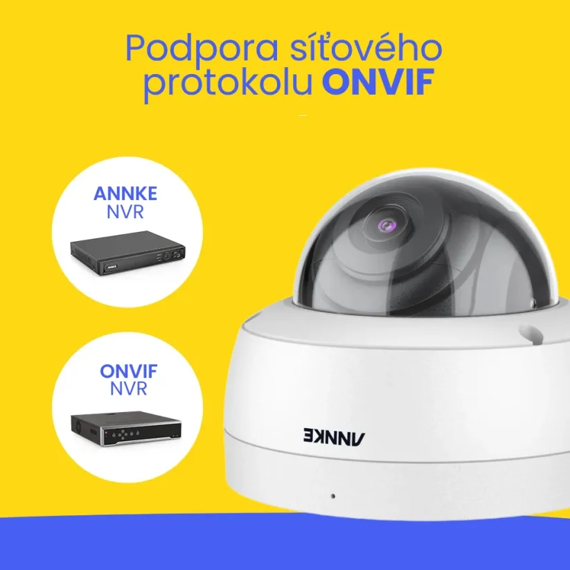 5MP IP PoE DOME antivandal kamera, H