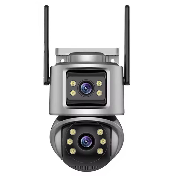 6MP duální otočná WiFi kamera, černošedá, iCs
