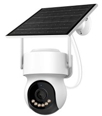 4MP 4G SIM otočná kamera na baterie se solárním panelem, iCs