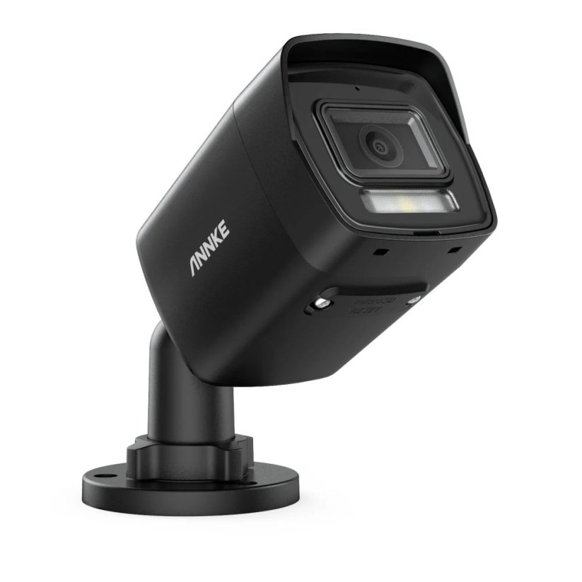5MP IP PoE kamerový set, 4 černé pevné kamery, H