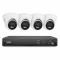 5MP IP PoE kamerový set, 4 kamery s aktivním odstrašením, H