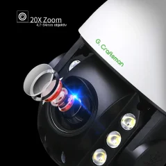 8MP IP PoE otočná kamera, 20x optický ZOOM, Vid