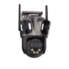 9MP venkovní PTZ WiFi kamera, 3 objektivy, iCs