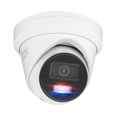 5MP PoE IP turret kamera s aktivním odstrašením, H