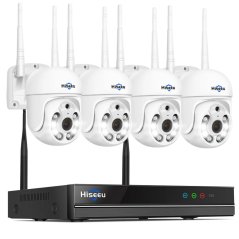 5MP WiFi kamerový set, 4 otočné PTZ kamery, Ese